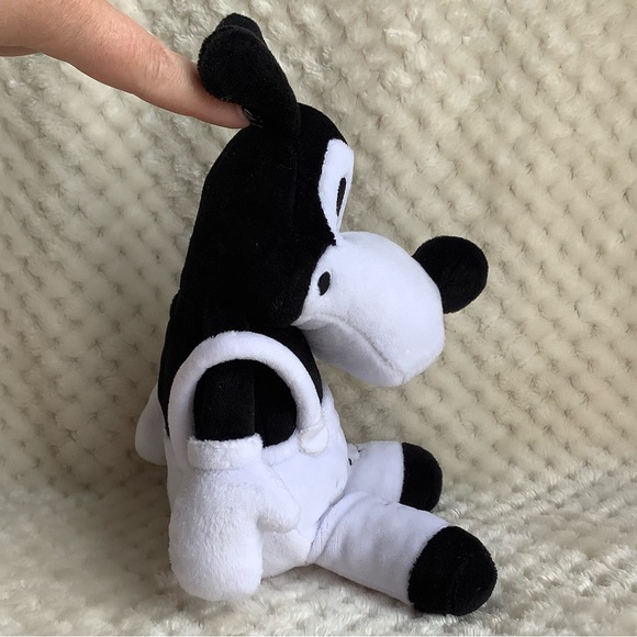 Bendy and the Ink Machine Plush Boris the Wolf Black White Stuffed Animal Toy - Picture 3 of 10